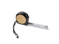 Рулетка DOVEL на 5 метра, черный/натуральный