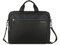 Портфель мужской BUGATTI Sera, антрацитовый, полиэстер, 40х11х34 см