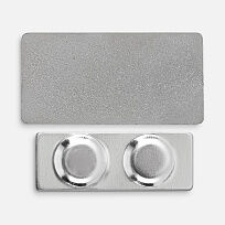 Значок Magnet Matto, серебристый