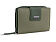 Кошелёк женский BUGATTI Sina, зеленый, воловья кожа/полиэстер, 13,7х3х9,5 см