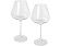 Rosso набор из 2 стеклянных бокалов для вина - Прозрачный