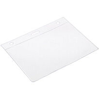 Карман для бейджа Lucid, горизонтальный, из фактурного ПВХ