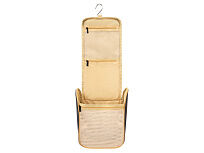 Несессер TORBER, дорожный, чёрный/бежевый, полиэстер 300D, 27 х 22 х 11 см