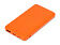 Подарочный набор c блокнотом С2, ручкой и повербанком 10000 mAh, оранжевый
