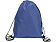 Рюкзак-мешок Reviver из нетканого переработанного материала RPET, синий