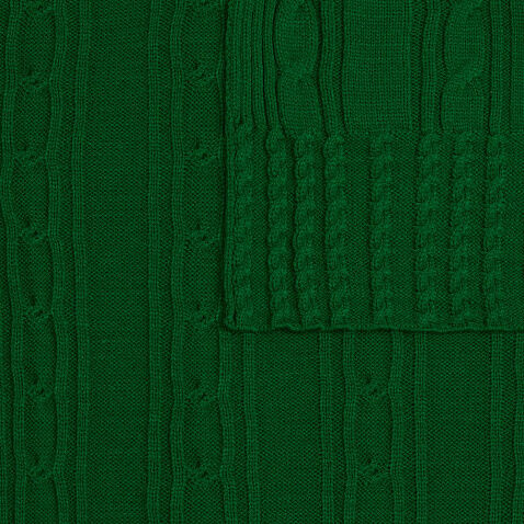 Плед Remitti, глубокий зеленый