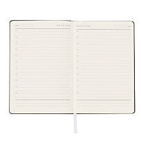 Ежедневник A5 недатированный Simflex в мягком переплёте, белый