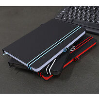 Ежедневник A5 недатированный Sir Lewis в твёрдом переплёте, голубой кант