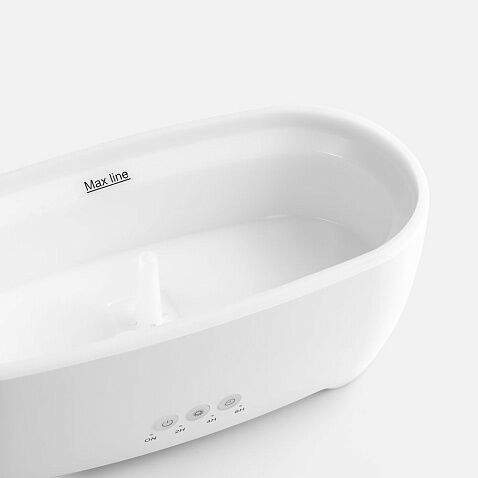 Увлажнитель-ароматизатор Steam Spin, белый с серым