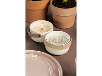 Свеча Valerie Concept с крышкой CNDL 5 BG, белый/бежевый (Р)