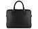 Портфель женский BUGATTI Bella, чёрный, воловья кожа/полиэстер, 38х6,5х27 см