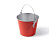 Ведро для охлаждения напитков LAMBIC, объем 6 л, красный