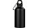 Матовая спортивная бутылка Hip S с карабином и объемом 400 мл, черный