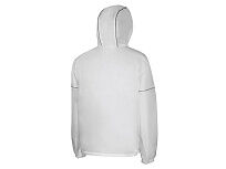 Короткий дождевик Tornado со светоотражающими элементами, белый