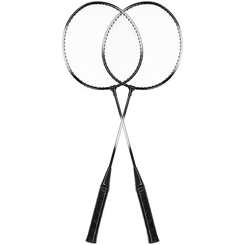 Набор для игры в бадминтон Gloucester, черно-серый