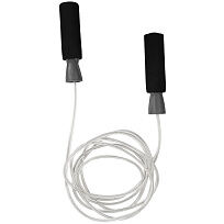 Скакалка скоростная Arriba, черная с серым