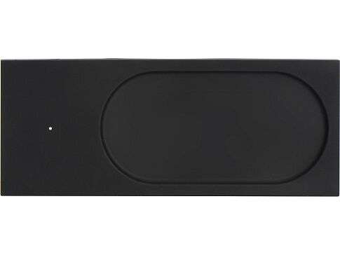 Беспроводное настольное зарядное устройство Glide с подсветкой, софт тач