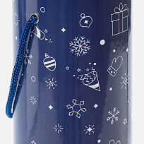 Тубус для бутылки Snowlace, синий