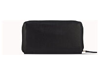 Кошелек Mano Don Leonardo, с RFID защитой, натуральная кожа в черном цвете, 19 х 2 х 10,5 см