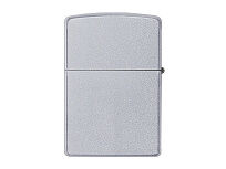 Зажигалка ZIPPO Classic с покрытием Satin Chrome™, латунь/сталь, серебристая, матовая, 38x13x57 мм