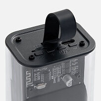 Bluetooth-колонка с подсветкой Groove, серая