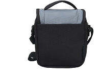 Сумка наплечная TORBER, черный/серый, полиэстер/добби, 15х5х22 см