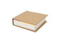 Блок для записей BOSCO в обложке из переработанного картона, бежевый