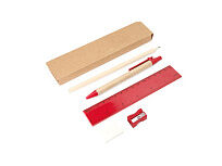 Набор канцелярский LIZANA, красный