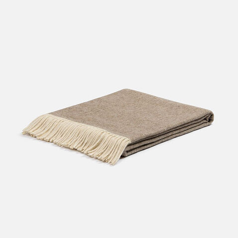 Плед Barolo, бежевый