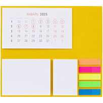 Календарь настольный Grade, желтый