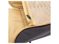 Несессер TORBER, дорожный, чёрный/бежевый, полиэстер 300D, 27 х 22 х 11 см