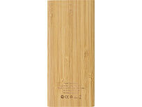 Внешний беспроводной аккумулятор из бамбука Bamboo Air, 10000 mAh