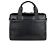 Портфель мужской BUGATTI Comet, чёрный, воловья кожа/полиэстер, 37х6х27 см