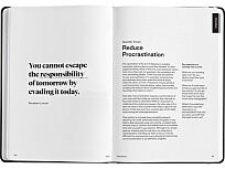 Ежедневник в твердом переплете формата A5 Karst, черный