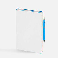 Набор White Shall, бело-голубой