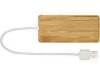USB-концентратор Tapas из бамбука, натуральный