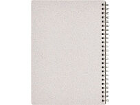Блокнот Bianco формата A5 на гребне, белый