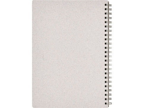 Блокнот Bianco формата A5 на гребне, белый
