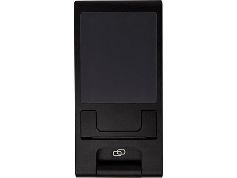 Тонкая алюминиевая подставка для телефона Rise, черный