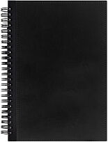 Ежедневник Notera Maxi, недатированный, черный