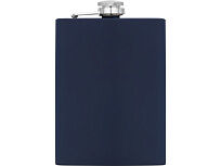 Фляжка 240 мл Remarque soft touch, 304 сталь, синий (Р)