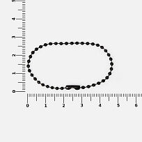 Цепочка для крепления Sharic, черная