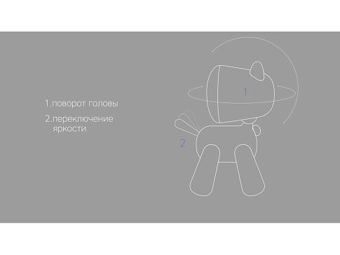 Rombica LED Dexter, белый/черный