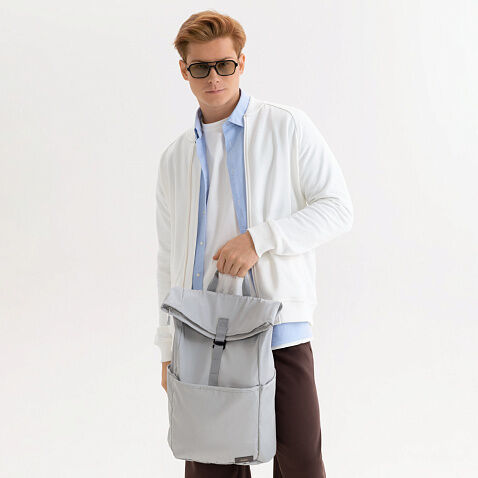 Толстовка на молнии, унисекс TORRES белая