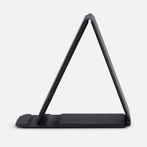 Подставка для смартфона с беспроводной зарядкой Kickstand, серая