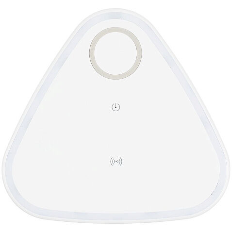 Станция беспроводной зарядки с антистрессом Countdown, белая