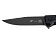 Нож складной Stinger, 102 мм, (черный), материал рукояти: нержавеющая сталь, стеклотекстолит G10