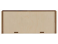 Деревянная коробка для гирлянды с наполнителем-стружкой Ларь