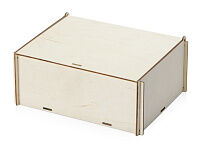 Елочная гирлянда с лампочками Новогодняя цветная + деревянная коробка с наполнителем-стружкой Ларь