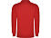 Рубашка поло Carpe мужская с длинным рукавом, красный